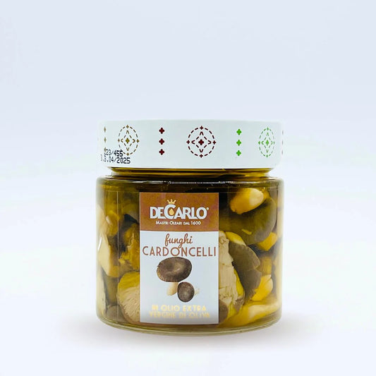 Kräuter-Saitlinge in extra virgin olive oil 200 g - DECARLO -